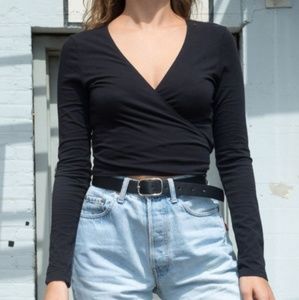 SOLD Brandy Melville Wrap Top